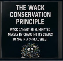 The Wack Conservation Principle poster